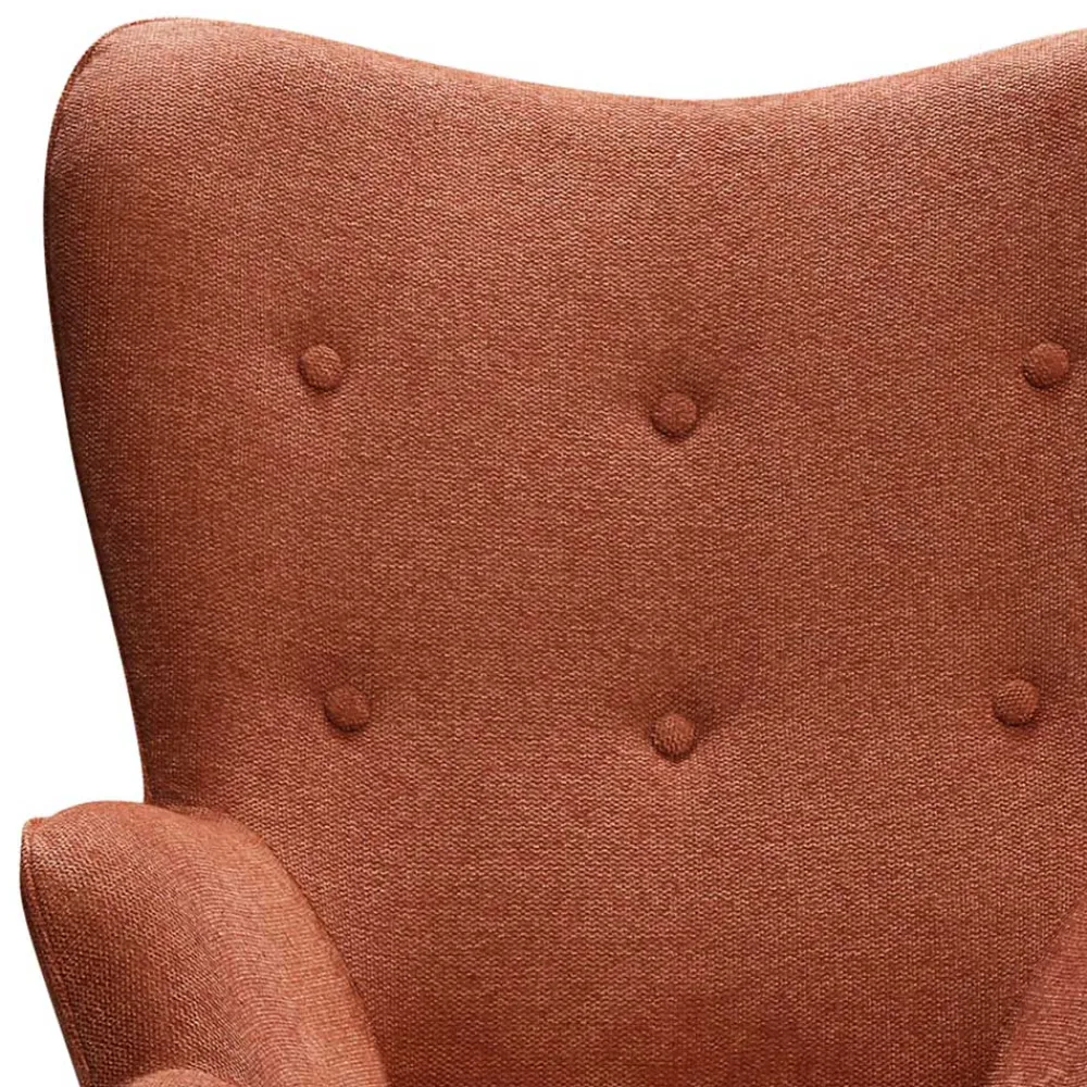 Wohnen Skandi Sessel in Kupfer Braun - Kiana