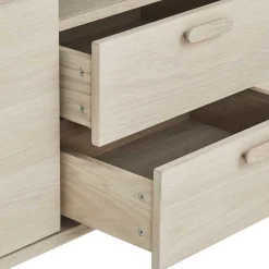 Wohnen Tv & Hifi-Möbel|Tv & Hifi-Möbel*Skandi Sideboard in Eiche Weiß - Lametla