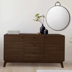 Wohnen Sideboards*Skandi Sideboard in Walnuss Optik - Pastilla