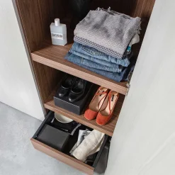 Wohnen Kleiderschränke|Kleiderschränke*Skandi 3-türiger Schlafzimmerschrank in Grau - Rochella