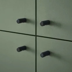 Wohnen Wohnwände|Wohnwand*Skandi TV Anbauwand Möbel in Graugrün - Oliva (dreiteilig)