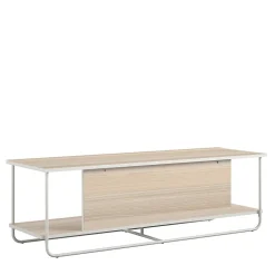 Wohnen Tv & Hifi-Möbel|Tv & Hifi-Möbel*Skandi TV Tisch in Weiß und Natur - Elmavirio