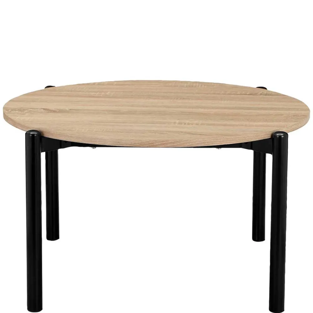 Wohnen Skandi Wohnzimmertisch in Wildeiche Optik - Emrene