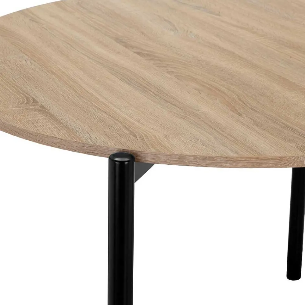 Wohnen Skandi Wohnzimmertisch in Wildeiche Optik - Emrene