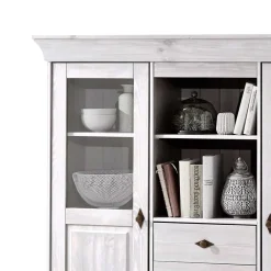 Wohnen Skandinavisches Highboard Satumare in Weiß