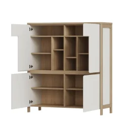 Wohnen Skandi-TV-Wohnwand Kombi - Ovidio (vierteilig)