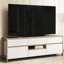 Wohnen Skandi-TV-Wohnwand Kombi - Ovidio (vierteilig)