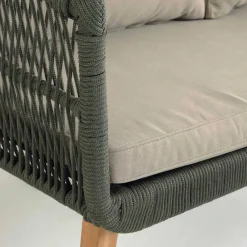 Wohnen Sofa & Sessel aus Kordel-Geflecht - Lagoas (dreiteilig)