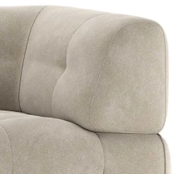 Wohnen Graue Möbel*Sofamodul Ecke mit Armlehne rechts - Beno