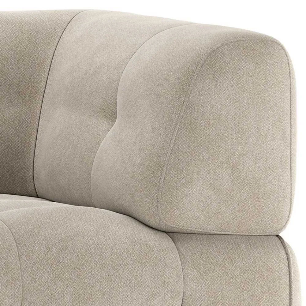 Wohnen Graue Möbel*Sofamodul Ecke mit Armlehne rechts - Beno