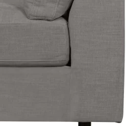 Wohnen Sofamodul mit Rundung links in Grau - Gregg