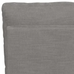 Wohnen Sofamodul mit Rundung links in Grau - Gregg