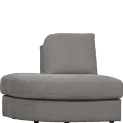 Wohnen Sofamodul mit Rundung links in Grau - Gregg