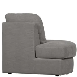 Wohnen Sofamodul mit Rundung links in Grau - Gregg