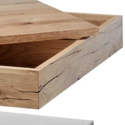 Wohnen Naturholzmöbel|Massivholzmöbel*Sofatisch auf Säulengestell - Esniwida