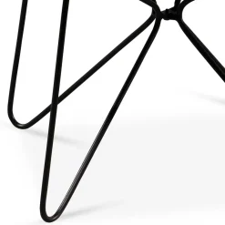 Wohnen Schwarze Möbel|Graue Möbel*Sofatisch aus Mangobaum Massivholz in Mattsilber - Dosa