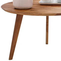 Wohnen Couchtisch|Retro Möbel*Sofatisch Set aus Wildeiche Massivholz - Ofmany (zweiteilig)