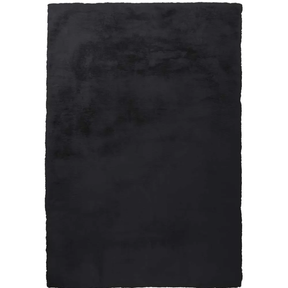 Wohnen Teppiche*Softer Kunstfellteppich in Anthrazit - Mectilda