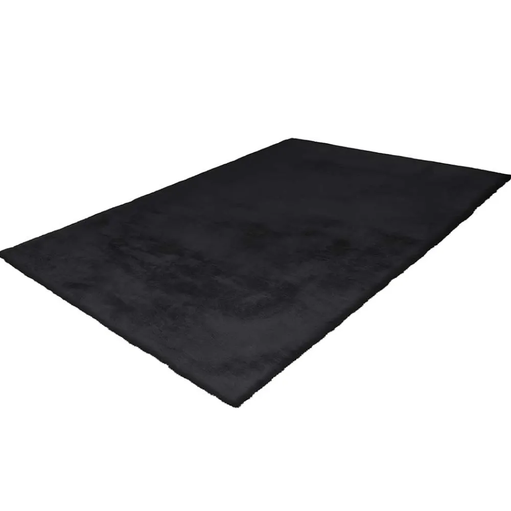 Wohnen Teppiche*Softer Kunstfellteppich in Anthrazit - Mectilda