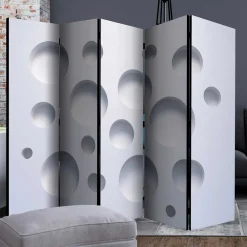 Wohnen Paravents*Spanische Trennwand bedruckt - 3D Kreise - Emiliano