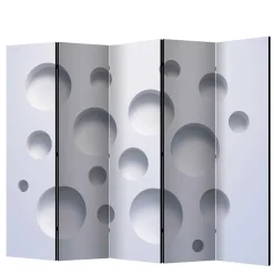 Wohnen Paravents*Spanische Trennwand bedruckt - 3D Kreise - Emiliano