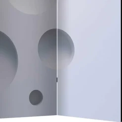 Wohnen Paravents*Spanische Trennwand bedruckt - 3D Kreise - Emiliano