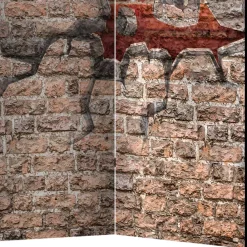 Wohnen Paravents*Spanische Trennwand mit Mauer Fotodruck - Runian