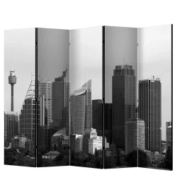 Wohnen Paravents*Spanische Wand mit Schwarz Weiß Fotodruck - Daven