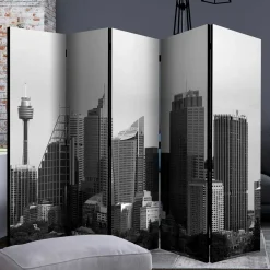 Wohnen Paravents*Spanische Wand mit Schwarz Weiß Fotodruck - Daven