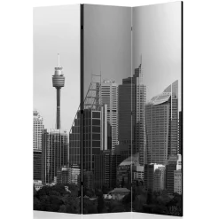 Wohnen Paravents*Spanische Wand mit Schwarz Weiß Fotodruck - Daven