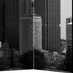 Wohnen Paravents*Spanische Wand mit Schwarz Weiß Fotodruck - Daven