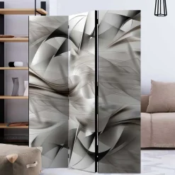 Wohnen Wohnzimmer-Regale|Paravents*Spanische Wand zum Klappen aus Leinwand - Solvaya