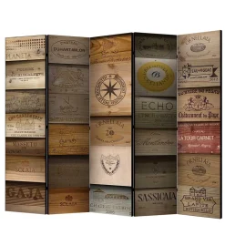 Wohnen Paravents|Wohnzimmer-Regale*Spanischer Raumteiler mit Fotodruck - Santorina