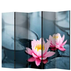 Wohnen Wohnzimmer-Regale|Paravents*Spanischer Raumteiler mit Foto Rosa Seerose - Emek