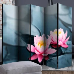 Wohnen Wohnzimmer-Regale|Paravents*Spanischer Raumteiler mit Foto Rosa Seerose - Emek