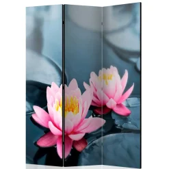 Wohnen Wohnzimmer-Regale|Paravents*Spanischer Raumteiler mit Foto Rosa Seerose - Emek