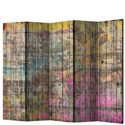 Kinder Wohnen Spanischer Raumteiler mit Graffiti Motiv - Ionnis