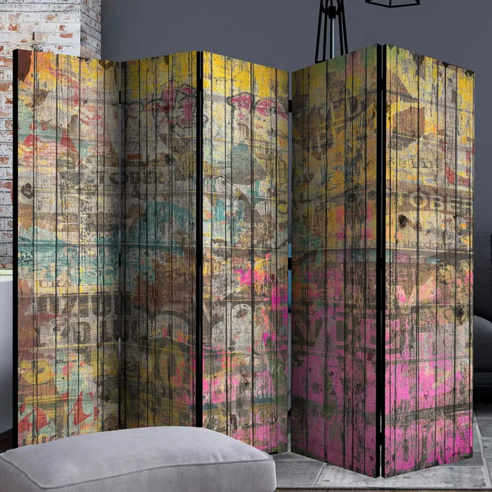 Kinder Wohnen Spanischer Raumteiler mit Graffiti Motiv - Ionnis