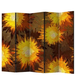 Wohnen Spanischer Raumteiler mit Sonnenblumen Kunstmotiv - Loazin