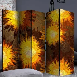 Wohnen Spanischer Raumteiler mit Sonnenblumen Kunstmotiv - Loazin