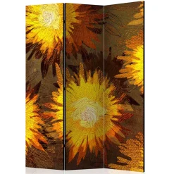 Wohnen Spanischer Raumteiler mit Sonnenblumen Kunstmotiv - Loazin