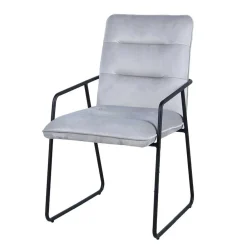 Wohnen Spider Esstisch & Samt Armlehnstühle - Mendoza (fünfteilig)