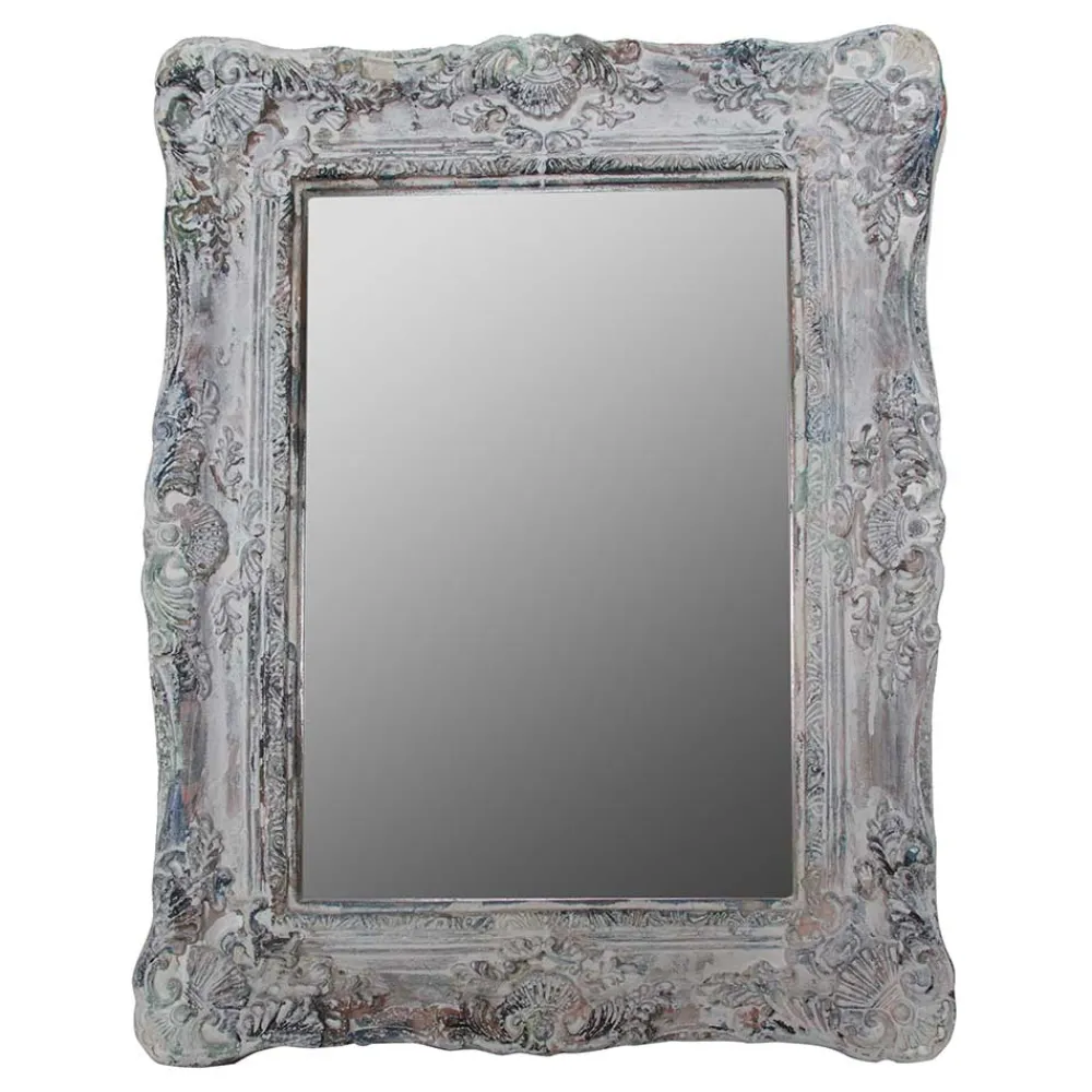 Wohnen Spiegel|Flurspiegel*Spiegel aus Grey Wash Tannenholz - Zyamonicus