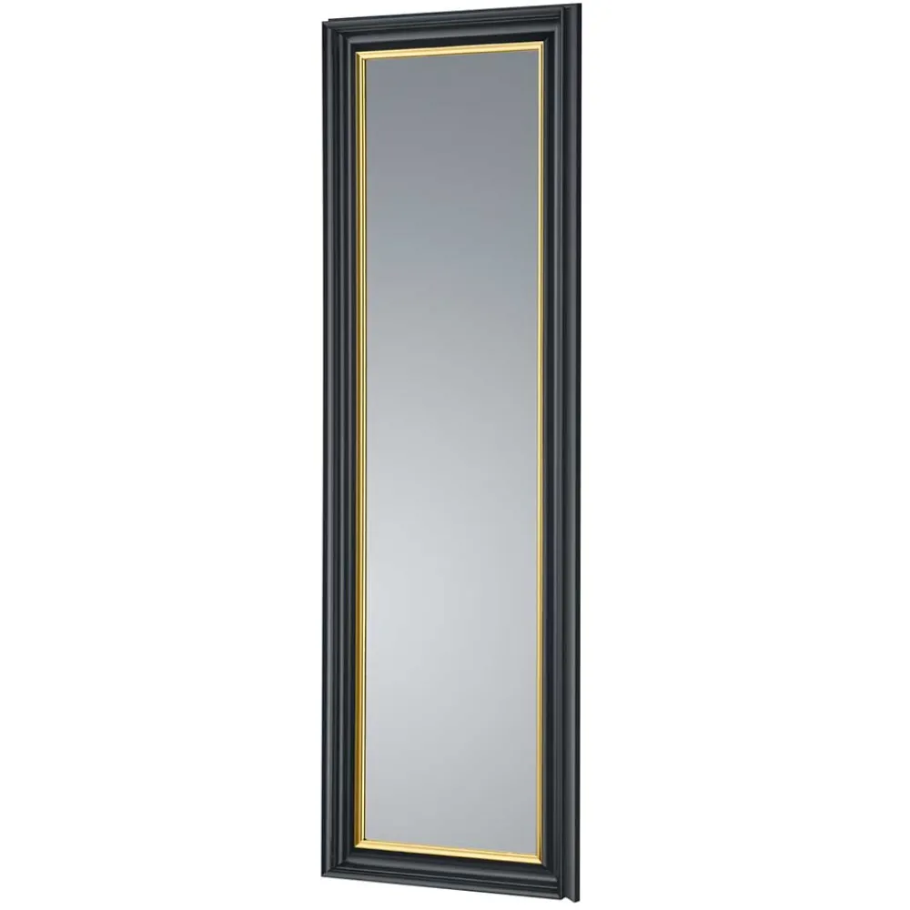 Wohnen Spiegel in Schwarz & Gold - Aluna