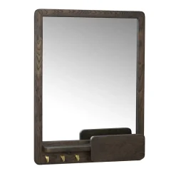 Wohnen Spiegel mit Briefablage & Schlüsselhaken - Cora