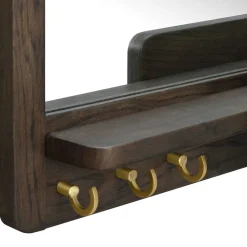 Wohnen Spiegel mit Briefablage & Schlüsselhaken - Cora