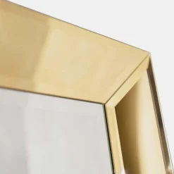 Wohnen Spiegel|Flurspiegel*Spiegel mit Glasrahmen in Gold - Sognory