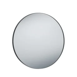 Wohnen Spiegel|Flurspiegel*Spiegel mit Metallrahmen in Schwarz - 80x80x2 - Vromantico