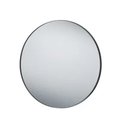 Wohnen Spiegel|Flurspiegel*Spiegel mit Metallrahmen in Schwarz - 80x80x2 - Vromantico