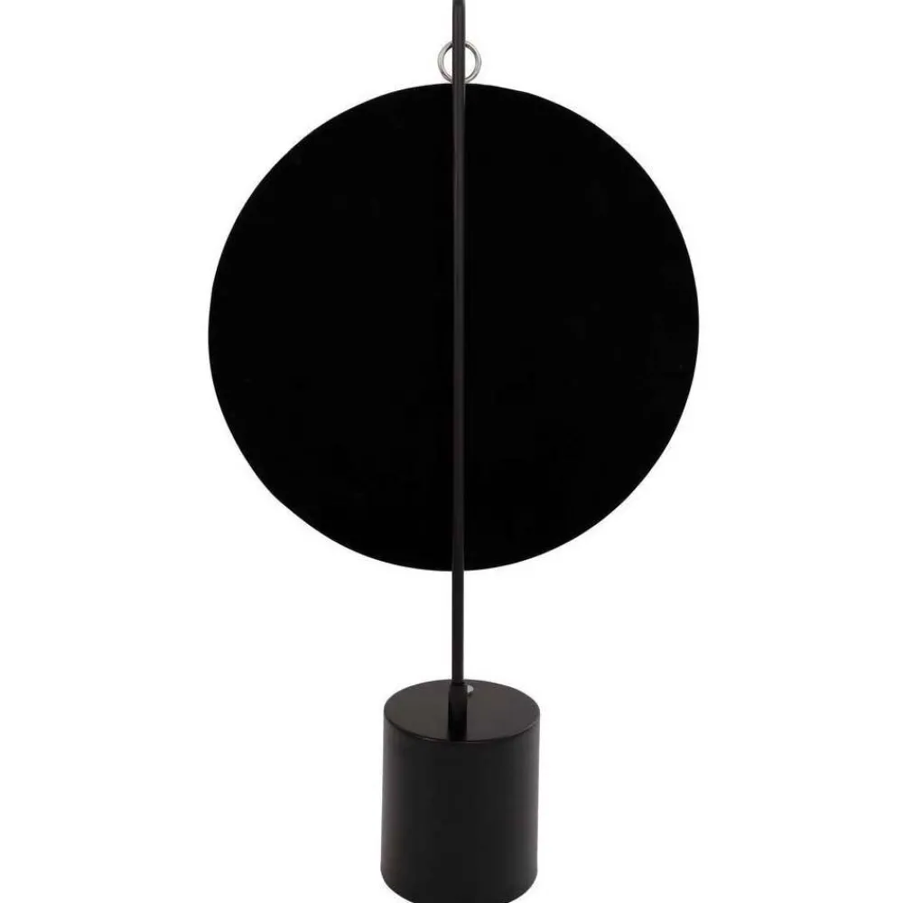 Wohnen Spiegel mit Ständer in Silber und Schwarz - Fraduno